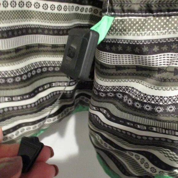 Womens Orage Ski Snow Winter Jacket 3 in 1 Green White Hooded - Picture 10 of 12